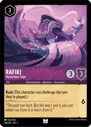 Rafiki - Mysterious Sage (54/204) [The First Chapter] Cold Foil