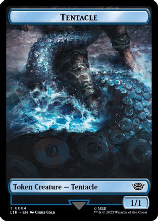Tentacle // Food (0011) Double-Sided Token |  Foil (4 // 11) [The Lord of the Rings: Tales of Middle-earth]
