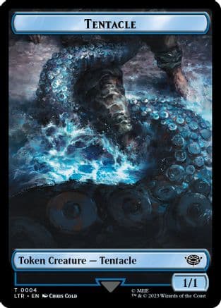Tentacle // Food (0009) Double-Sided Token |  Foil (4 // 9) [The Lord of the Rings: Tales of Middle-earth]