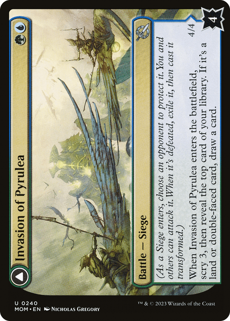 Invasion of Pyrulea // Gargantuan Slabhorn [March of the Machine] Foil