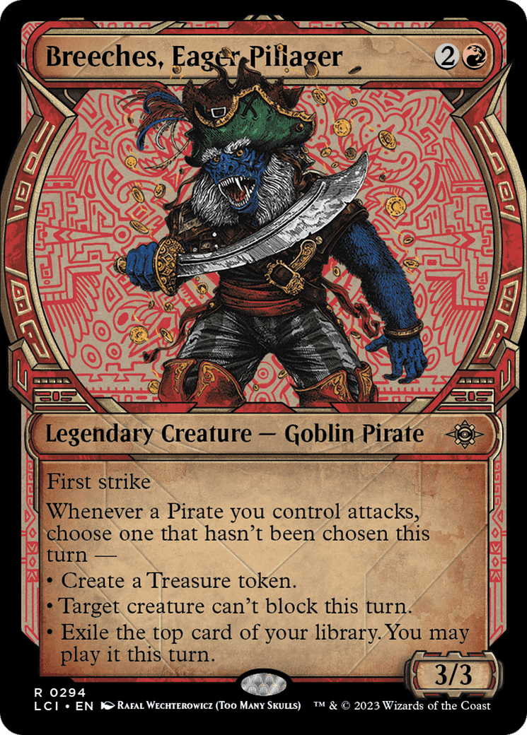 Breeches, Eager Pillager (Showcase) [The Lost Caverns of Ixalan] Foil