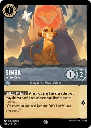Simba - Future King (188/204) [The First Chapter] Cold Foil