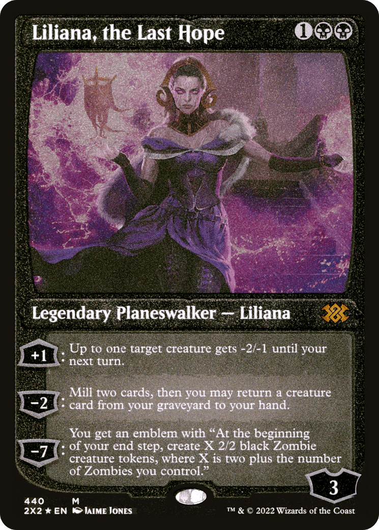 Liliana, the Last Hope (Foil Etched) |  Foil (440) [Double Masters 2022]