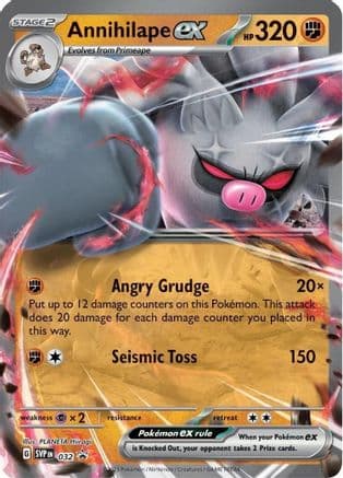 Annihilape ex 032- SV Scarlet & Violet Promo Cards Holofoil