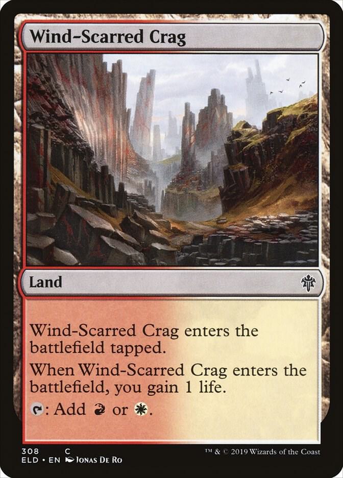 Wind-Scarred Crag 308/269 (Throne of Eldraine) 