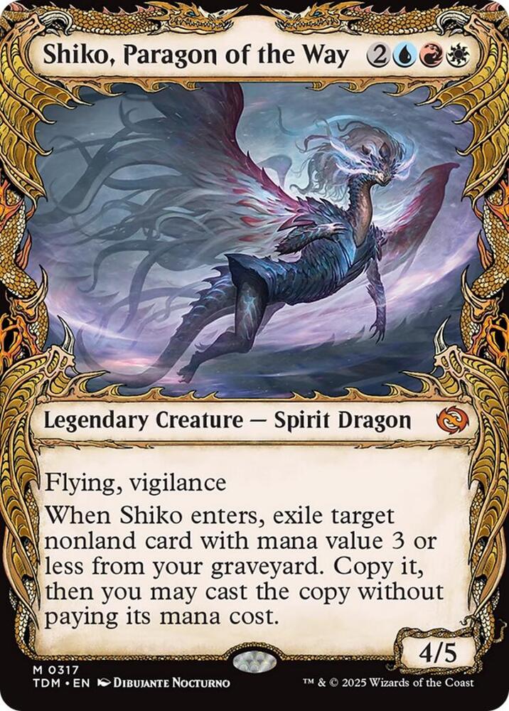 Shiko, Paragon of the Way 317/291 (Tarkir: Dragonstorm)  - Showcase