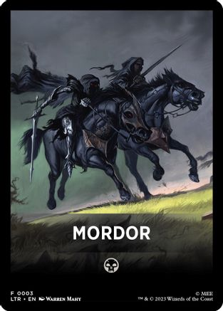 Mordor Theme Card |  (003) [The Lord of the Rings: Tales of Middle-earth]