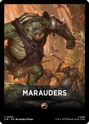 Marauders Theme Card |  (004) [Universes Beyond: The Lord of the Rings: Tales of Middle-earth]