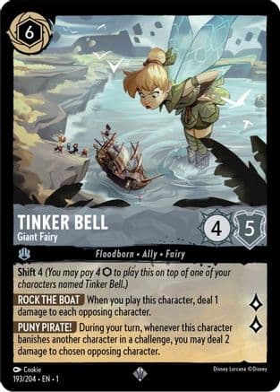 Tinker Bell - Giant Fairy (193/204) [The First Chapter] Cold Foil