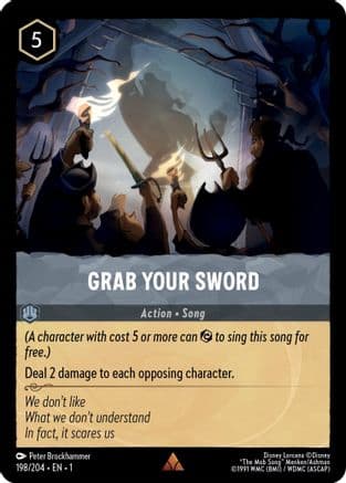 Grab Your Sword (198/204) [The First Chapter] Cold Foil