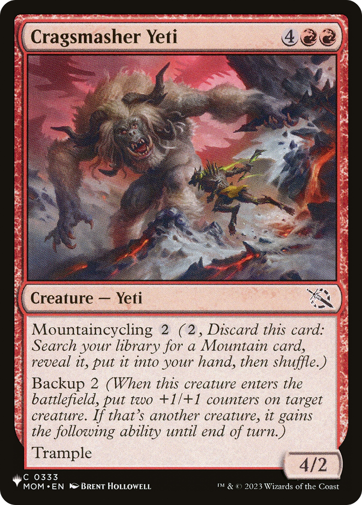 Cragsmasher Yeti |  (MOM-333) [The List]