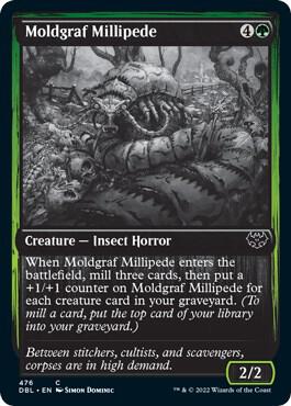 Moldgraf Millipede 476/534 (Innistrad: Double Feature)  - Foil