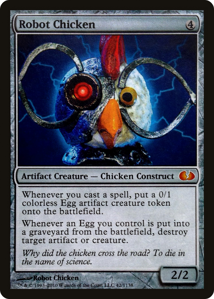 Robot Chicken (042) [Celebration Cards]  Foil