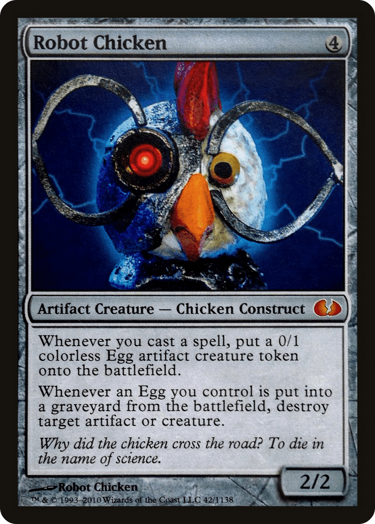 Robot Chicken (042) [Celebration Cards]  Foil