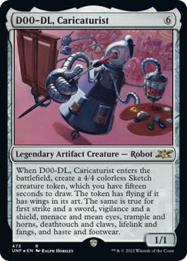 D00 DL Caricaturist Galaxy Foil 473/244 (Unfinity)  - Foil