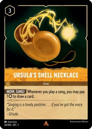 Ursula's Shell Necklace (34/204) [The First Chapter] Cold Foil