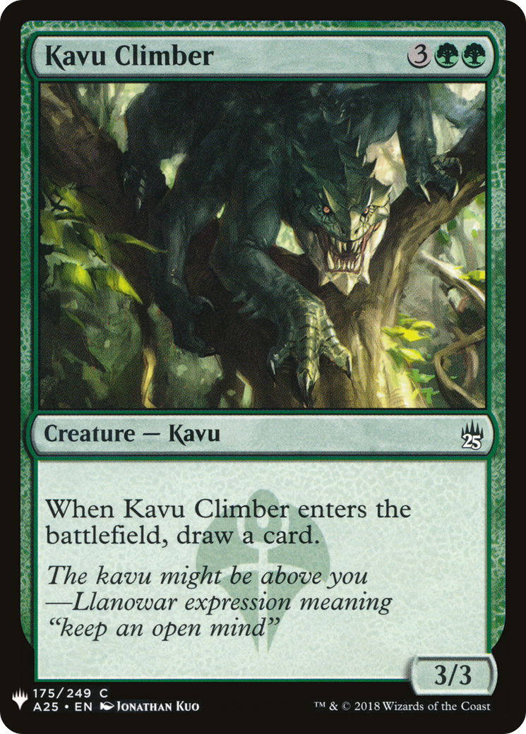 Kavu Climber |  (A25-175) [The List]