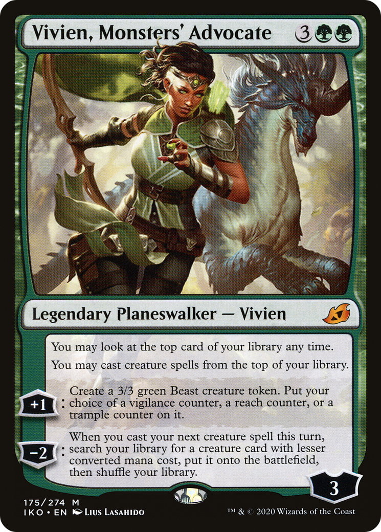 Vivien, Monsters' Advocate [Ikoria: Lair of Behemoths] Foil