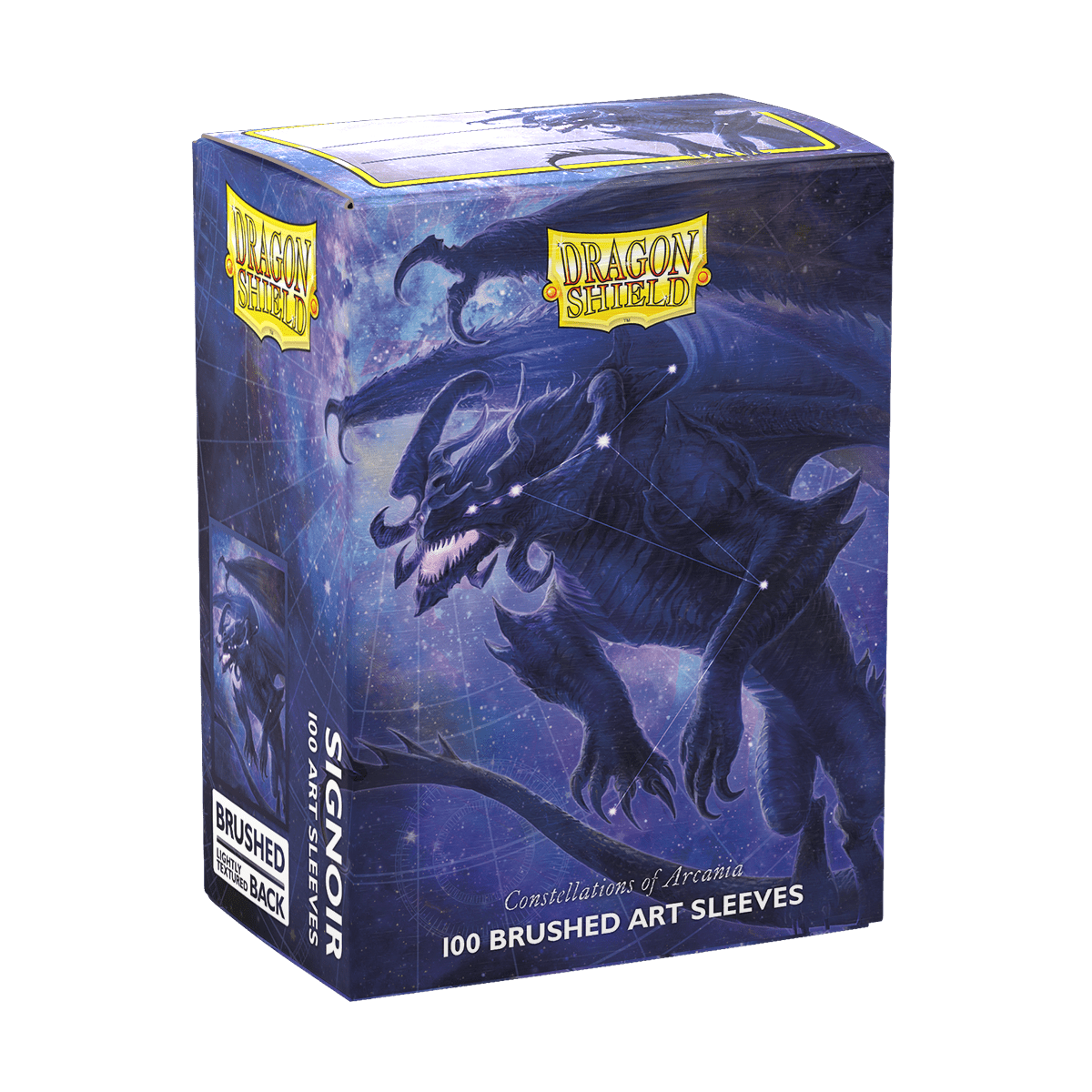 Dragon Shield | Standard Size Sleeves | 100ct | Constellations of Arcania: Signoir (Art Brushed)