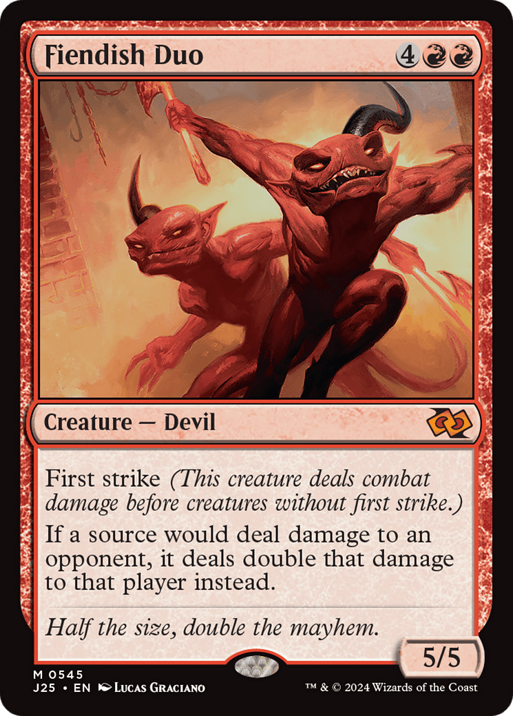 Fiendish Duo (J25-545) - Foundations Jumpstart