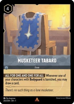 Musketeer Tabard (203/204) [The First Chapter] Cold Foil