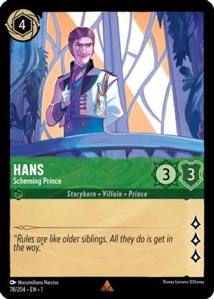 Hans - Scheming Prince (78/204) [The First Chapter] Cold Foil
