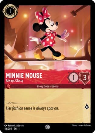Minnie Mouse - Always Classy (116/204) [The First Chapter] Cold Foil
