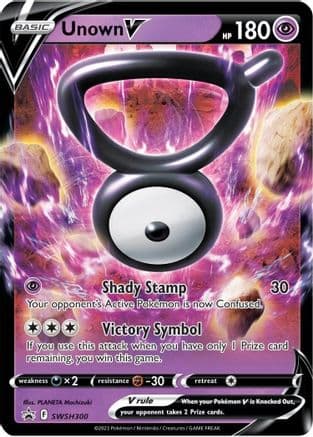 Unown V SWSH300- SWSH Sword & Shield Promo Cards Holofoil