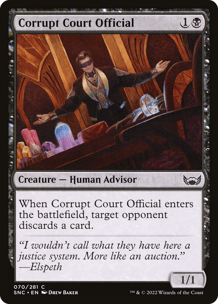 Corrupt Court Official [Streets of New Capenna] Foil