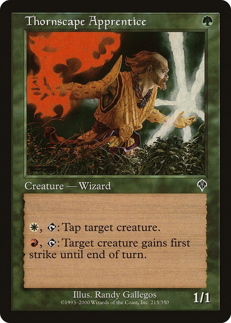 Thornscape Apprentice [Invasion] Foil
