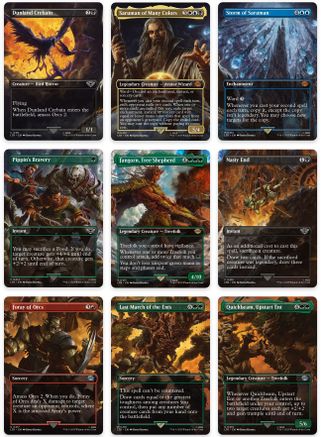 Isengard Destroyed Scene [Set of 9] |  (411-419) [The Lord of the Rings: Tales of Middle-earth]