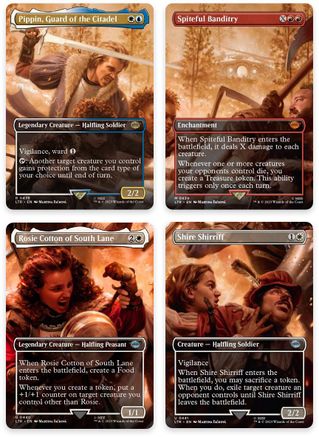 The Scouring of the Shire Scene [Set of 4] |  (438-441) [The Lord of the Rings: Tales of Middle-earth]