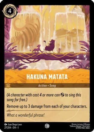 Hakuna Matata (27/204) [The First Chapter] Cold Foil