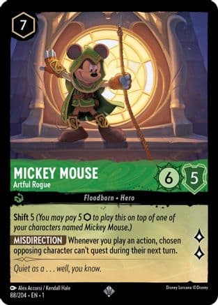 Mickey Mouse - Artful Rogue (88/204) [The First Chapter] Cold Foil