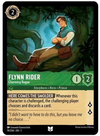 Flynn Rider - Charming Rogue (74/204) [The First Chapter] Cold Foil