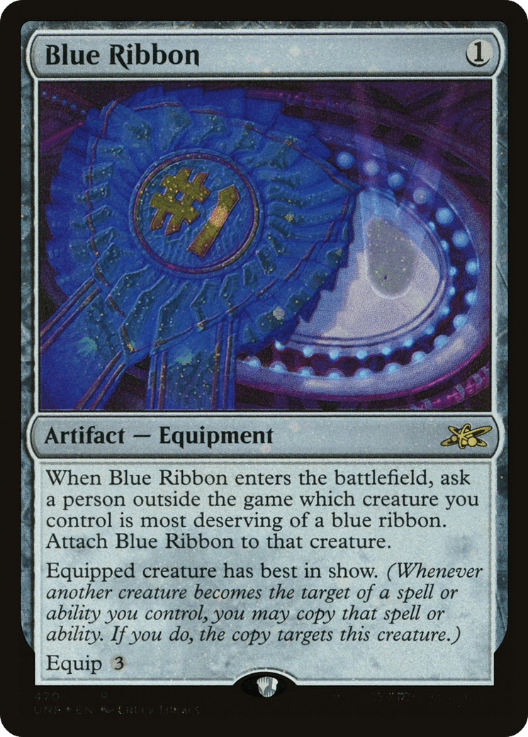 Blue Ribbon (Galaxy Foil) [Unfinity]
