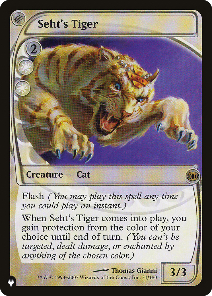 Seht's Tiger |  (FUT-31) [The List]
