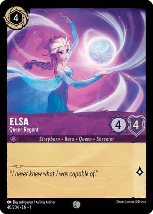 Elsa - Queen Regent (40/204) [The First Chapter] Cold Foil
