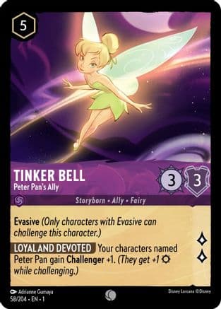 Tinker Bell - Peter Pan's Ally (58/204) [The First Chapter] Cold Foil