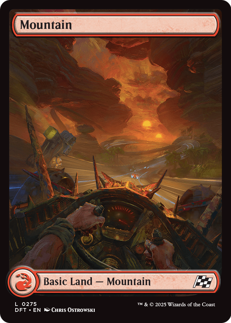Mountain |  Foil (275) [Aetherdrift]