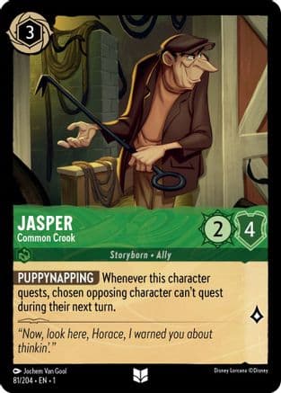Jasper - Common Crook (81/204) [The First Chapter] Cold Foil
