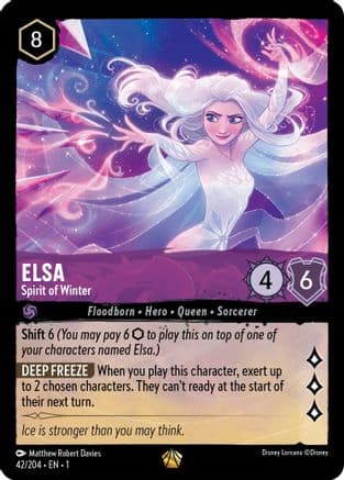 Elsa - Spirit of Winter (42/204) [The First Chapter] Cold Foil