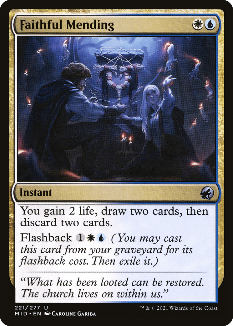 Faithful Mending [Innistrad: Midnight Hunt] Foil