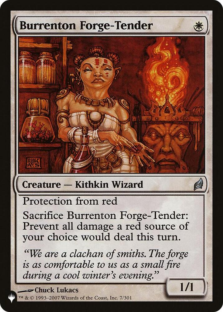 Burrenton Forge Tender LRW-7/5075 (The List Reprints) 