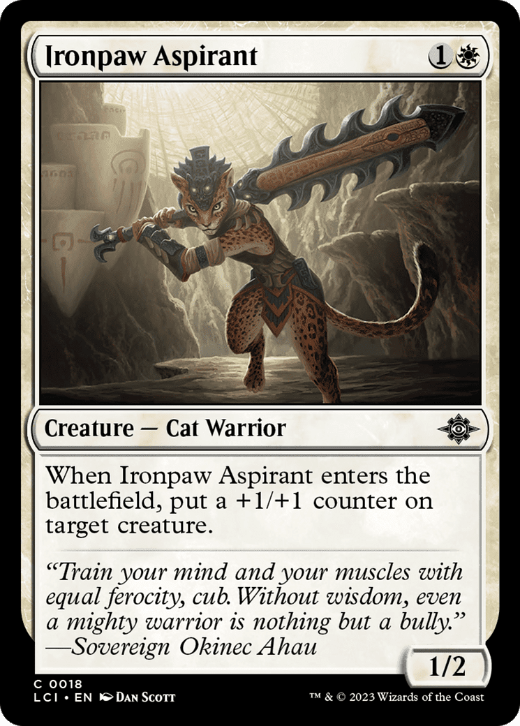 Ironpaw Aspirant [The Lost Caverns of Ixalan] Foil