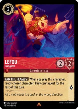 Lefou - Instigator (112/204) [The First Chapter] Cold Foil