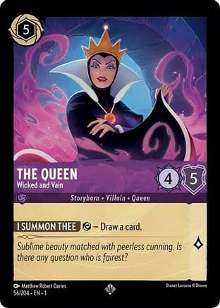 The Queen - Wicked and Vain (56/204) [The First Chapter] Cold Foil