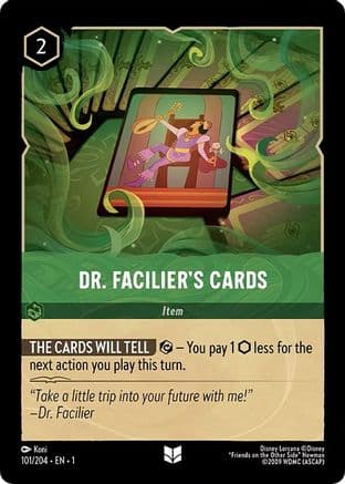Dr. Facilier's Cards (101/204) [The First Chapter] Cold Foil