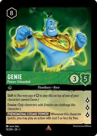 Genie - Powers Unleashed (76/204) [The First Chapter] Cold Foil