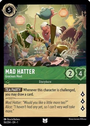 Mad Hatter - Gracious Host (86/204) [The First Chapter] Cold Foil